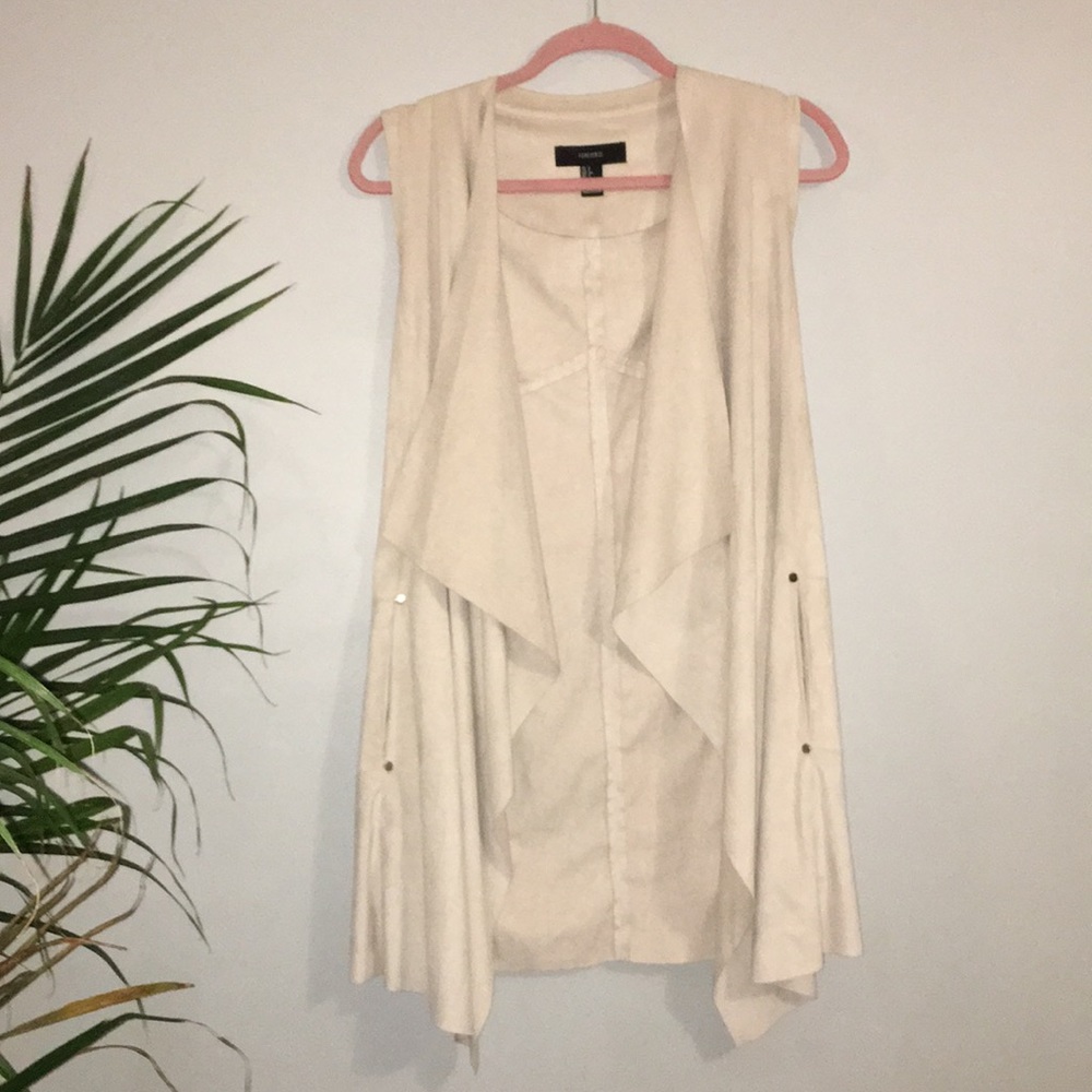 Suede vest